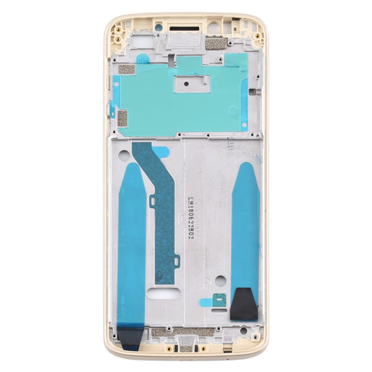 Front Housing LCD Frame Bezel for Motorola Moto G6 Play (Gold) by buy2fix