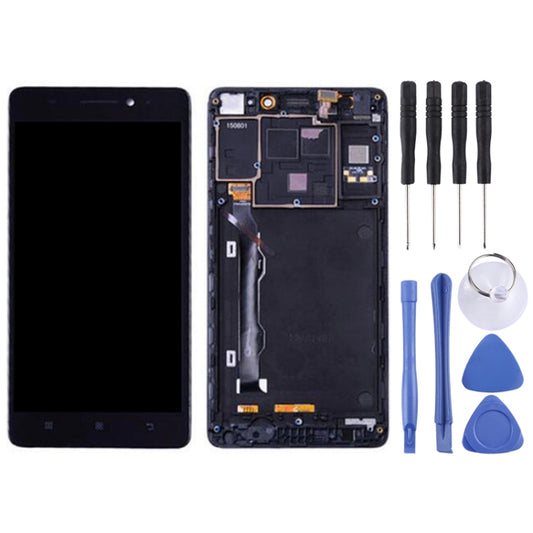 OEM LCD Screen for Lenovo K3 Note / K50-T5 Digitizer Full Assembly with Frame (Black) by buy2fix