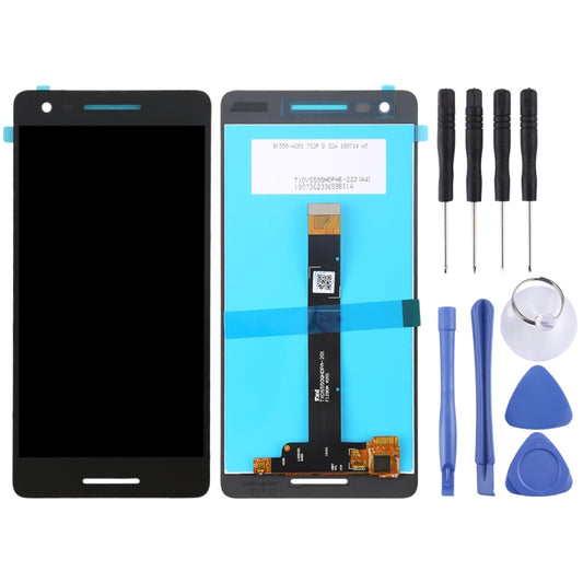 TFT LCD Screen for Nokia 2.1 TA-1080 TA-1084 A-1086 TA-1092 TA-1093 with Digitizer Full Assembly (Black) by buy2fix