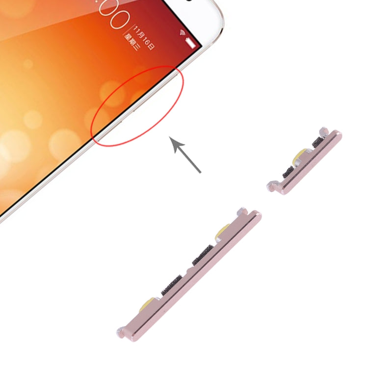 For Vivo X9 Side Keys (Gold) by buy2fix