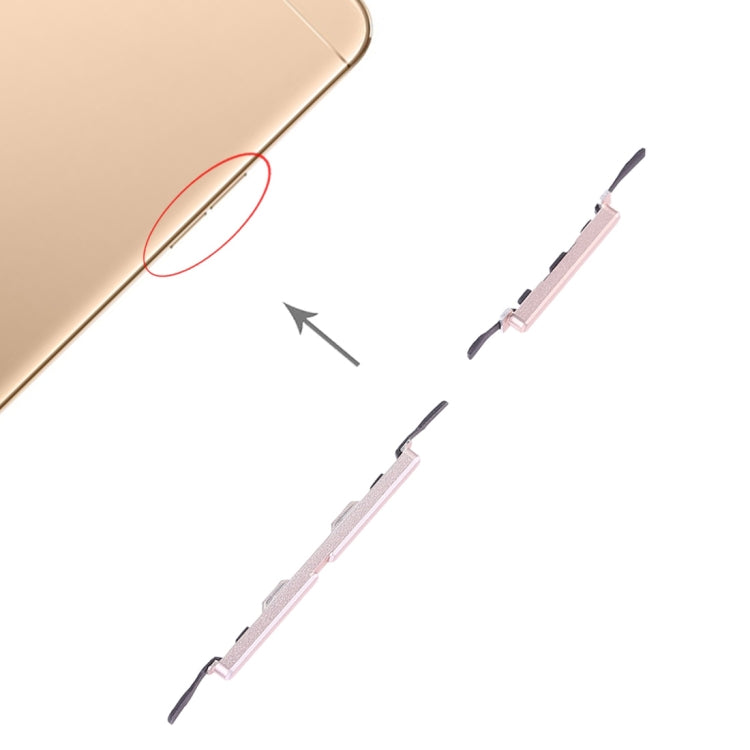 For OPPO A59 Side Keys(Gold) by buy2fix