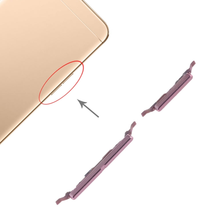 For OPPO A37 Side Keys(Rose Gold) by buy2fix