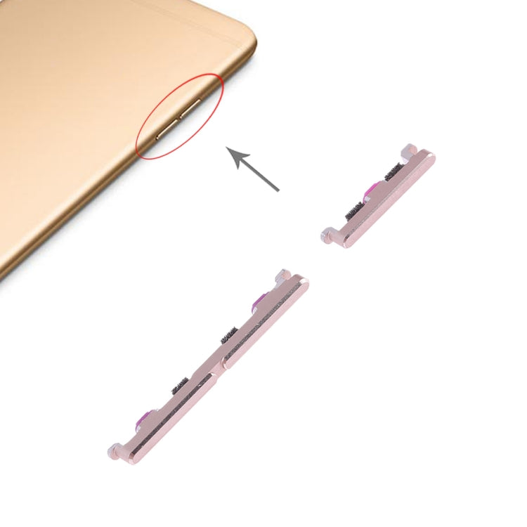 For OPPO R9s Plus Side Keys(Gold) by buy2fix