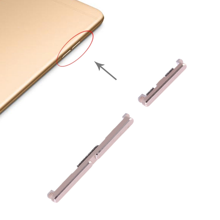 For OPPO R9sk Side Keys(Gold) by buy2fix