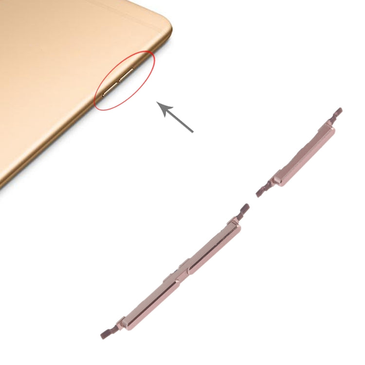 For OPPO A57 Side Keys(Gold) by buy2fix