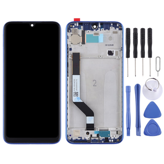 TFT LCD Screen for Xiaomi Redmi Note 7 / Redmi Note 7 Pro Digitizer Full Assembly with Frame(Blue) by buy2fix