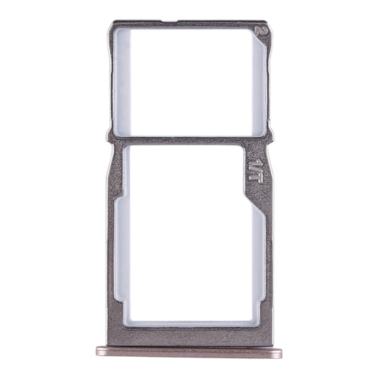 For Meizu 15 SIM Card Tray + SIM Card Tray / Micro SD Card Tray (Gold) by buy2fix