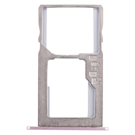 SIM Card Tray + Micro SD Card Tray for Asus Zenfone 3 Max ZC553KL(Pink) by buy2fix