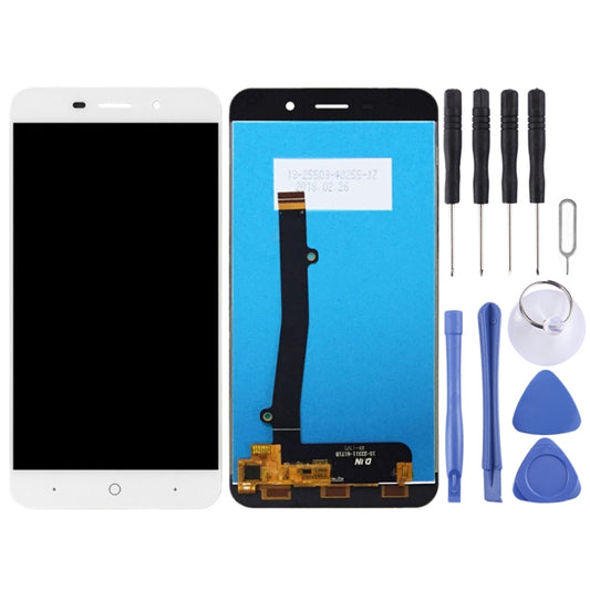 OEM LCD Screen for ZTE Blade A602 with Digitizer Full Assembly (White) by buy2fix