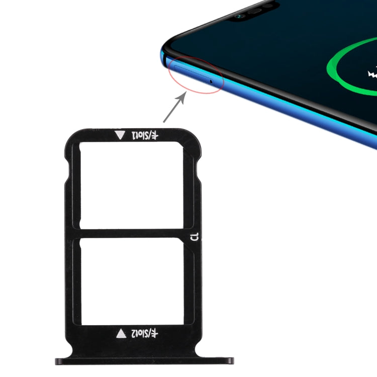 SIM Card Tray for Huawei Honor 10 (Black) by buy2fix