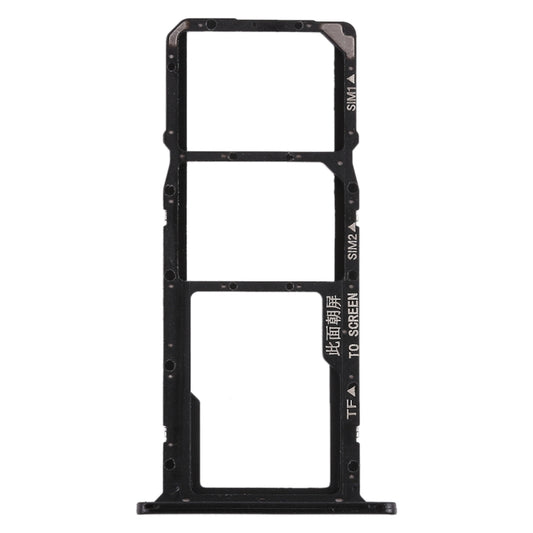 SIM Card Tray + Micro SD Card Tray for Huawei Y5 Prime (2018) / Honor Play 7 (Black) by buy2fix