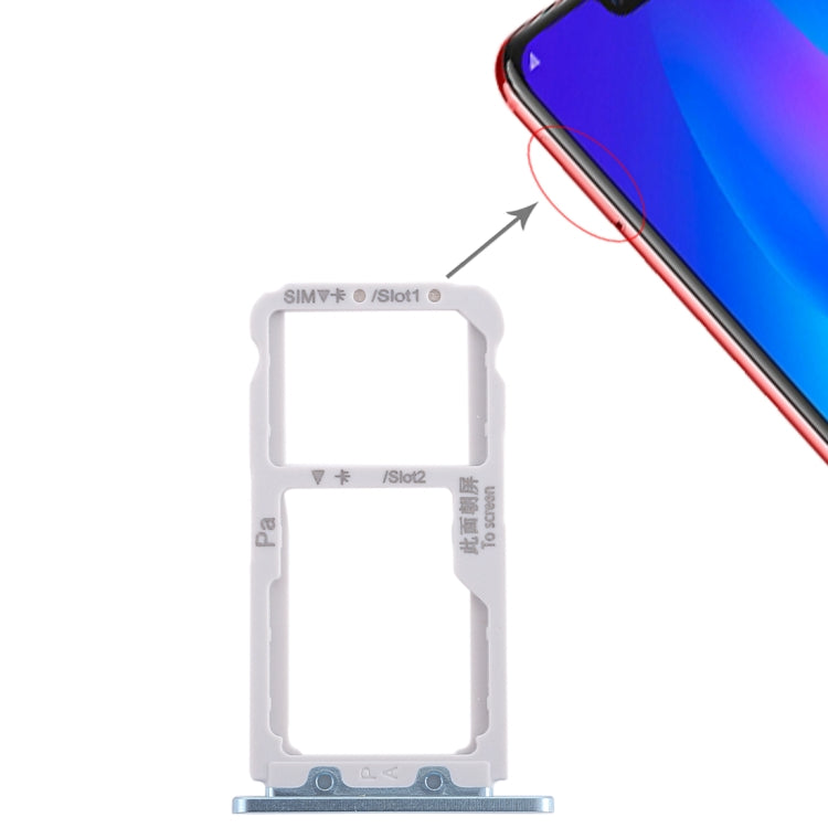 SIM Card Tray for Huawei Nova 3 (Blue) by buy2fix