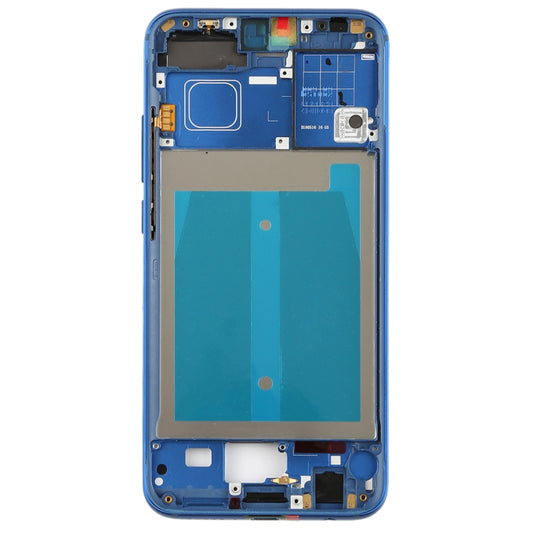 Front Housing LCD Frame Bezel Plate with Side Keys for Huawei Honor 10(Blue) by buy2fix