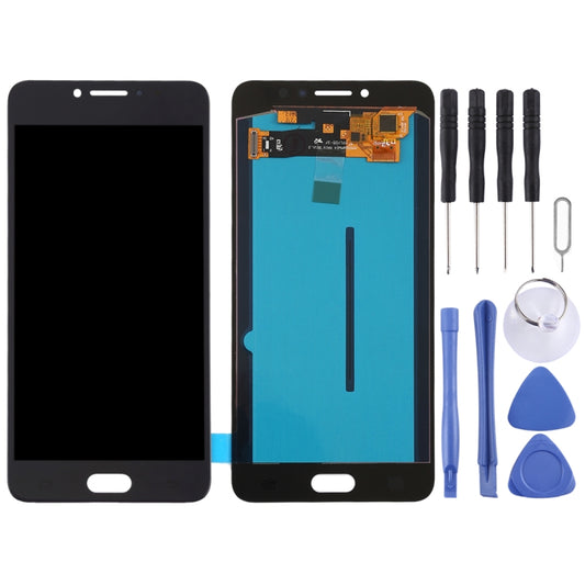OLED LCD Screen for Galaxy C7 Pro / C7010 with Digitizer Full Assembly (Black) by buy2fix
