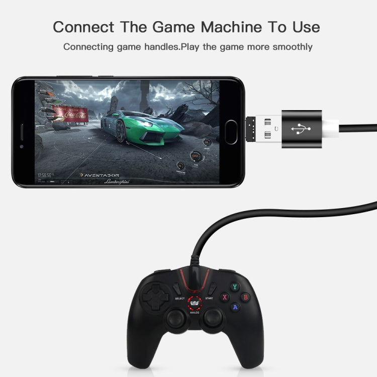 Mini Aluminum Alloy USB-C / Type-C Male to USB Female OTG Adapter Connector by buy2fix