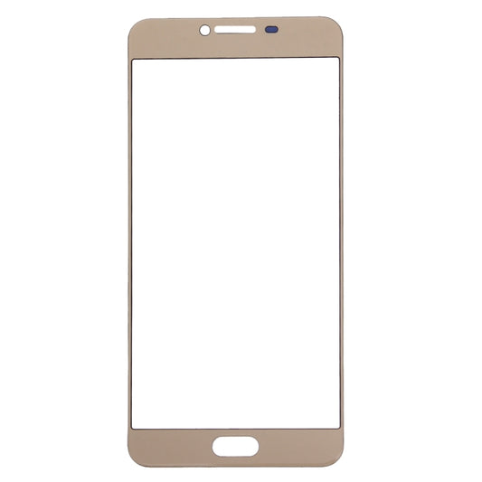 For Samsung Galaxy C5 10pcs Front Screen Outer Glass Lens (Gold) by buy2fix