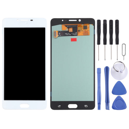 OLED Material LCD Screen and Digitizer Full Assembly for Samsung Galaxy C9 Pro SM-C9000/C900(White) by buy2fix