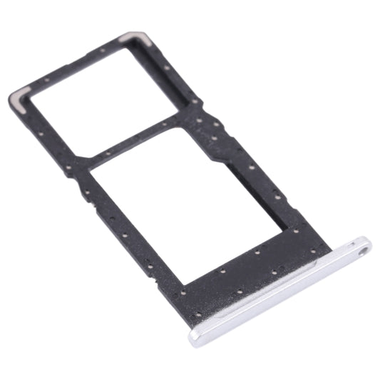 SIM Card Tray + Micro SD Card Tray for Samsung Galaxy Tab A7 Lite SM-T225 (Silver) by buy2fix
