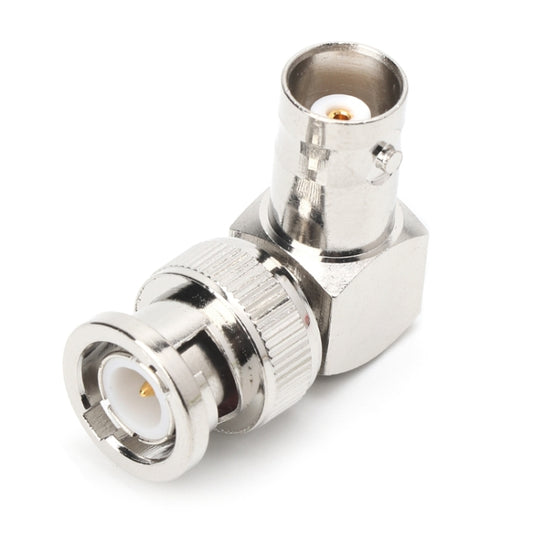 BNC Male to BNC Female Jacks in Series L Type Right Angle RF Card Connector by buy2fix
