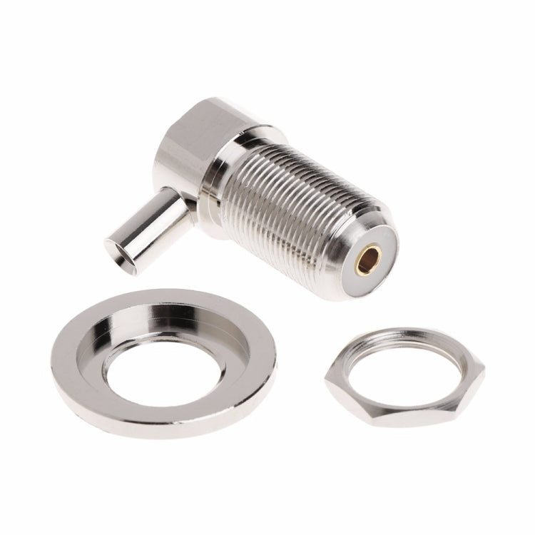 UHF Female SO239 Right Angle RF Connector for RG58 / RG142 LMR195 Coaxial Cable by buy2fix