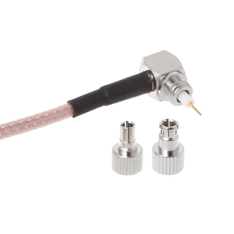 SMA Female to CRC9 / TS9 Double RF Coaxial Connector RG316 Adapter Cable, Length: 15cm by buy2fix