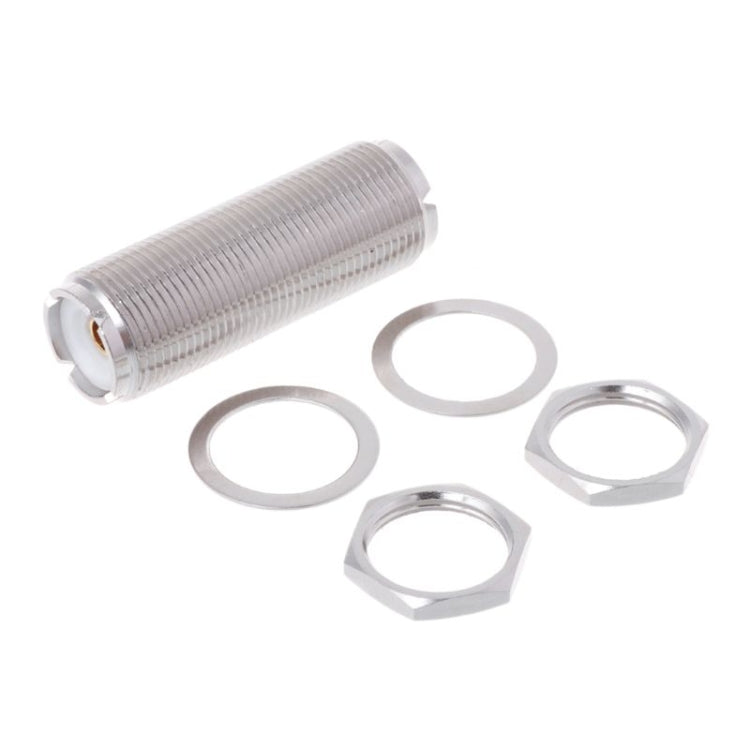 UHFKKY UHF Female to Female Connector Adpter, Extension Version by buy2fix