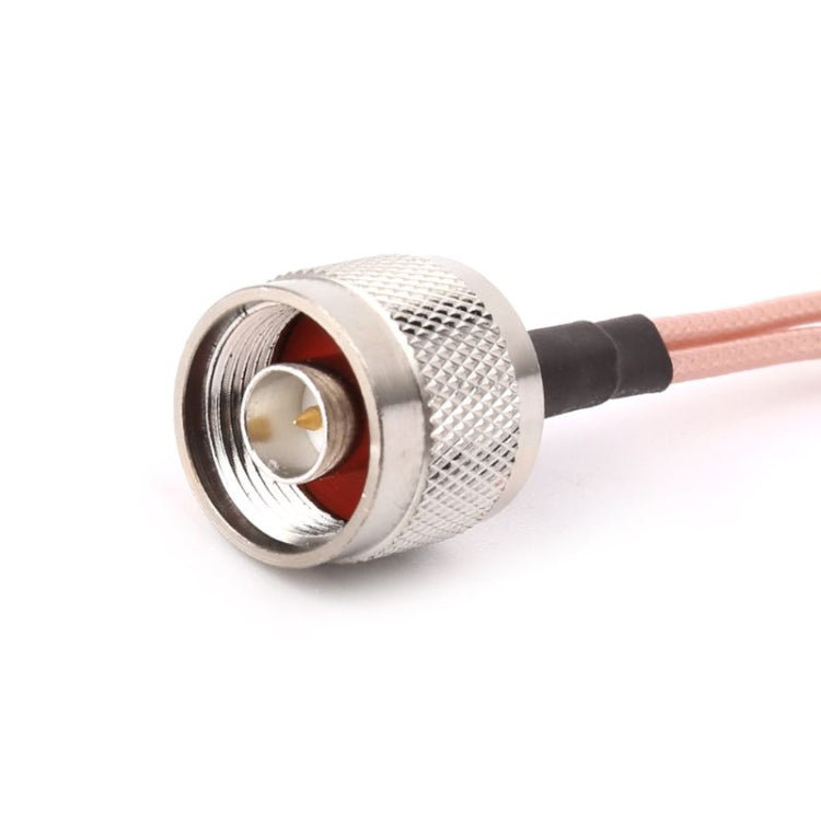 RG316 N Male to 2xTS9 / 2xCRC9 Male Connecting Cable, Length: 15cm by buy2fix