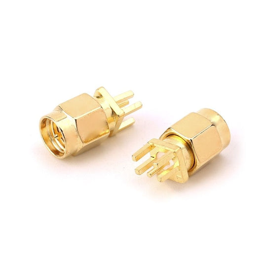 10 PCS 1.6mm SMA Female Jack PCB Clip Mount RF Connectors by buy2fix