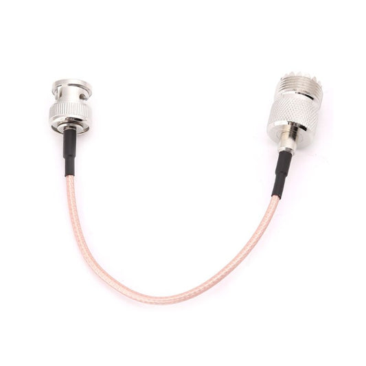 UHF SO239 Female To BNC Male RG316 Connecting Cable, Length: 15cm by buy2fix