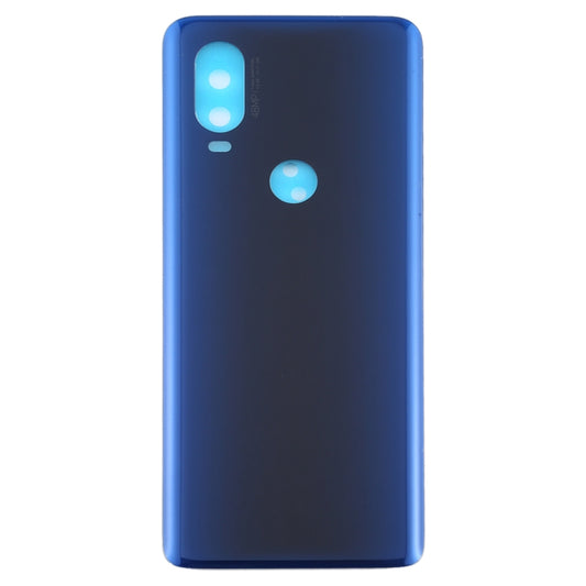 Battery Back Cover for Motorola Moto One Vision(Blue) by buy2fix