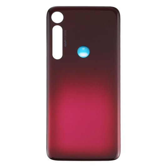 Battery Back Cover for Motorola Moto G8 Plus (Red) by buy2fix