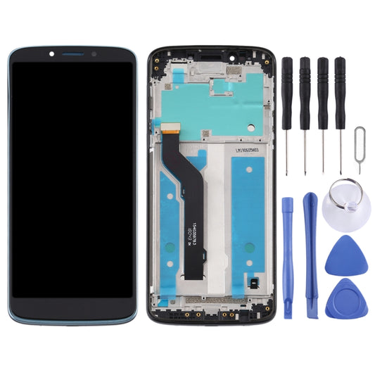 TFT LCD Screen for Motorola Moto E5 Plus Digitizer Full Assembly with Frame(Black) by buy2fix