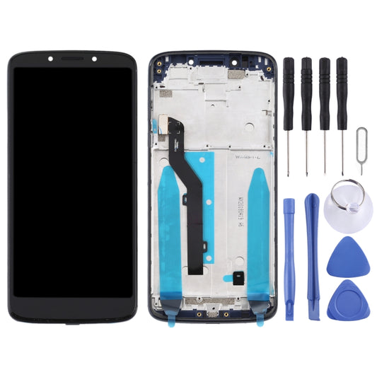 TFT LCD Screen for Motorola Moto G6 Play Digitizer Full Assembly with Frame(Black) by buy2fix