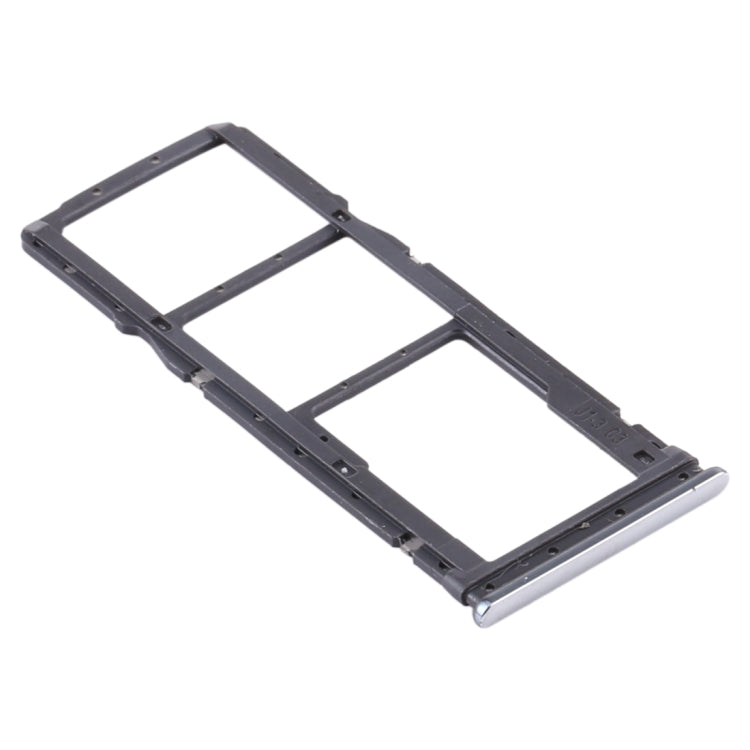 SIM Card Tray + SIM Card Tray + Micro SD Card Tray for Xiaomi Redmi Note 8T / Redmi Note 8 (Silver) by buy2fix