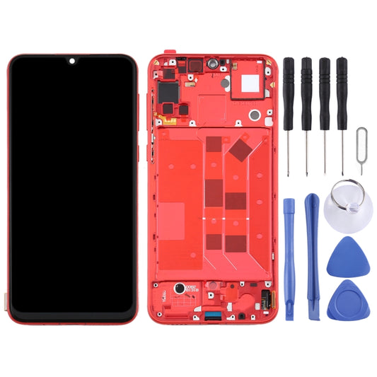Original OLED LCD Screen for Huawei Nova 5 Pro Digitizer Full Assembly with Frame(Red) by buy2fix