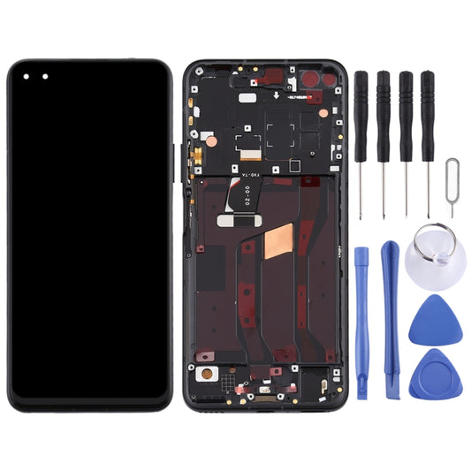 OEM LCD Screen for Huawei Nova 6 5G Digitizer Full Assembly with Frame(Black) by buy2fix