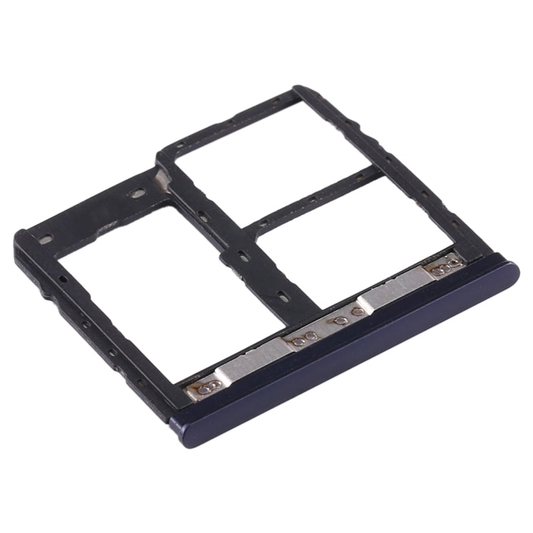 SIM Card Tray + SIM Card Tray + Micro SD Card Tray for Asus Zenfone Max Plus (M1) ZB570TL / X018D(Blue) by buy2fix