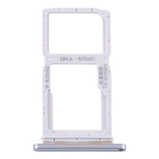 SIM Card Tray + SIM Card Tray / Micro SD Card Tray for Huawei Y9s 2020 (Silver) by buy2fix