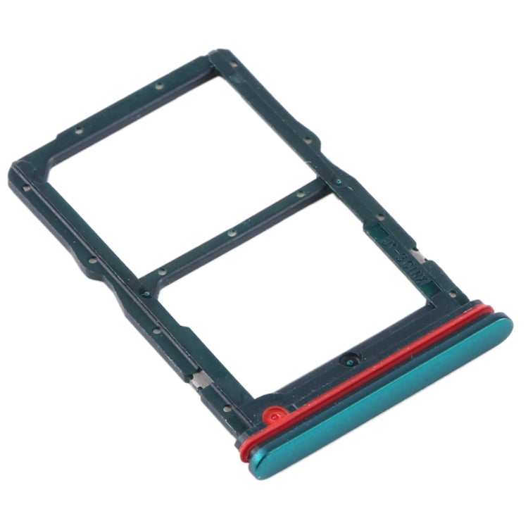 SIM Card Tray + NM Card Tray for Huawei P40 Lite 5G (Green) by buy2fix