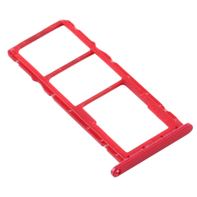 SIM Card Tray + SIM Card Tray + Micro SD Card Tray for Huawei Y6s (2019) (Red) by buy2fix