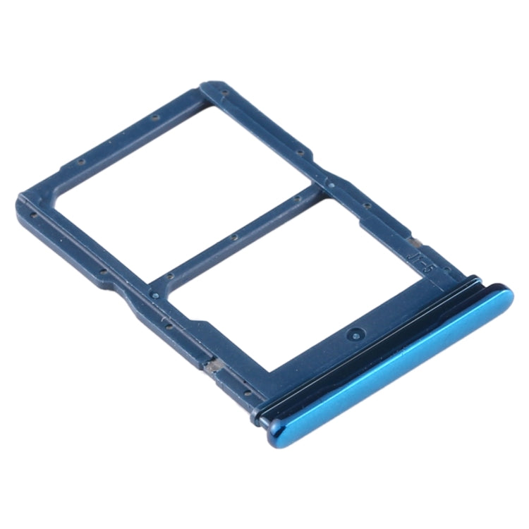 SIM Card Tray + NM Card Tray for Huawei Y8p (Blue) by buy2fix