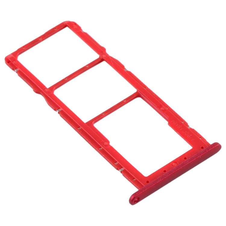SIM Card Tray + SIM Card Tray + Micro SD Card Tray for Huawei Y8s (Red) by buy2fix