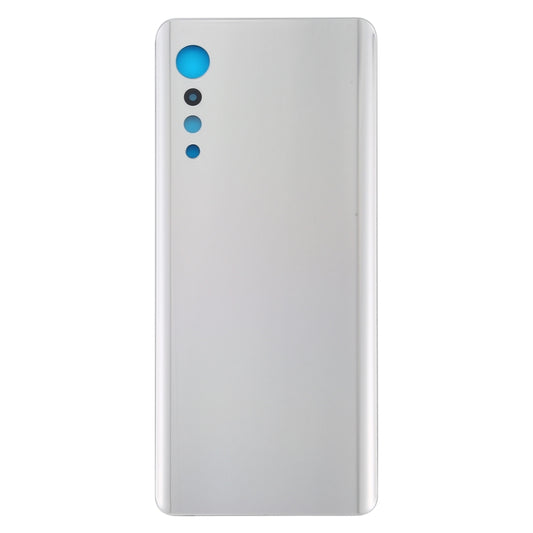 Battery Back Cover for LG Velvet LMG910EMW LM-G910EMW / Velvet 5G KR Version LM-G900N LM-G900EM(Silver) by buy2fix