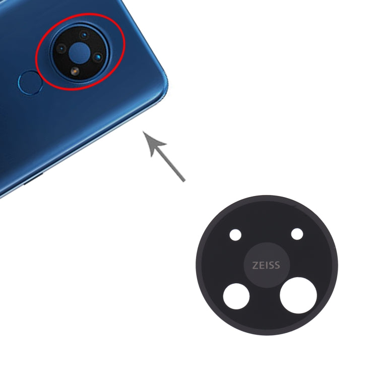 10 PCS Camera Lens Cover for Nokia C5 Endi (Black) by buy2fix