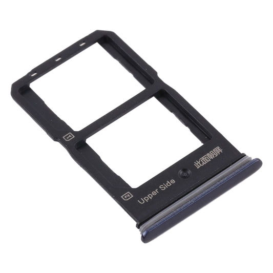 For Vivo Y70s V2002A SIM Card Tray + SIM Card Tray (Black) by buy2fix