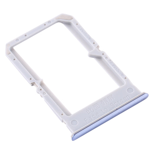 For OPPO Reno4 SE/A93 4G/OPPO Reno4 F/Reno4 Lite/F17 Pro PEAT00 PEAM00 SIM Card Tray + SIM Card Tray (Silver) by buy2fix