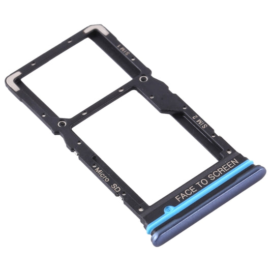SIM Card Tray + SIM Card Tray / Micro SD Card Tray for Xiaomi Mi 10T Lite 5G (Blue) by buy2fix