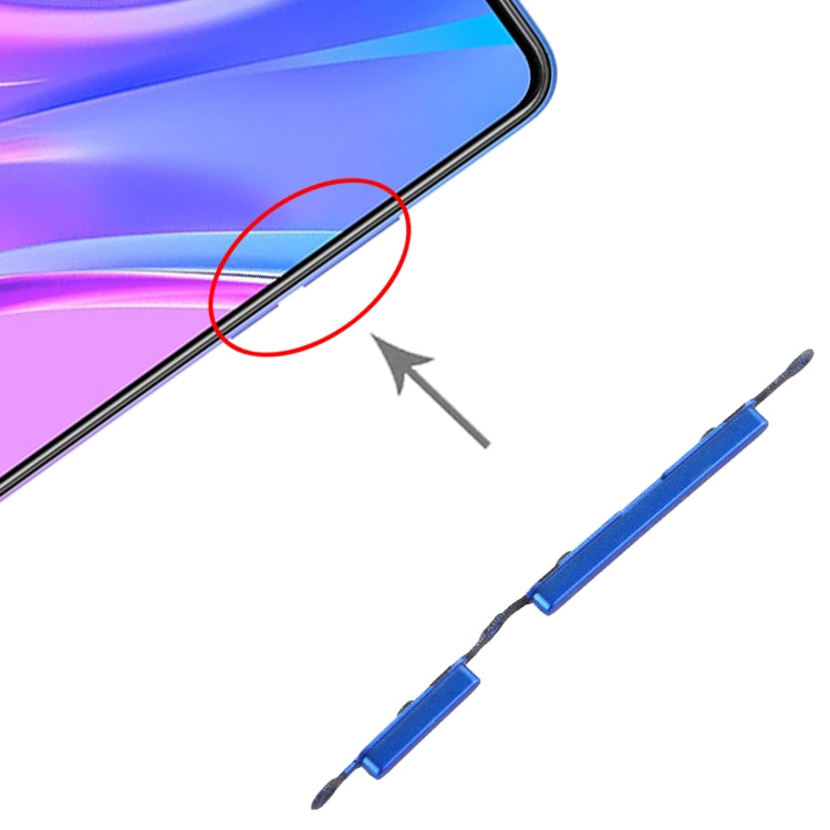 Power Button and Volume Control Button for Xiaomi Redmi 9A(Blue) by buy2fix