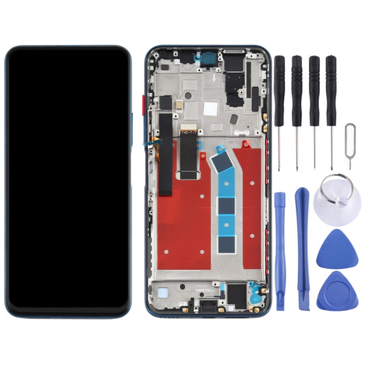 OEM LCD Screen for Huawei Honor X10 5G Digitizer Full Assembly with Frame(Blue) by buy2fix