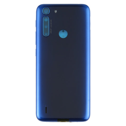 Battery Back Cover for Motorola One Fusion/XT2073-2(Blue) by buy2fix